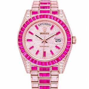 Rolex Women's Watch in Pink and Gold